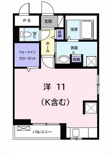 サンライズ石橋 2【3階】の間取り