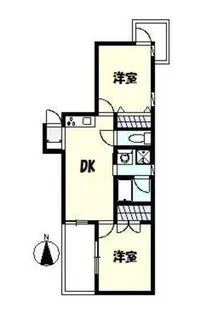 コーポグレイス【1階】の間取り