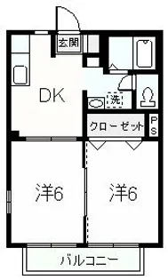 茨城県稲敷郡阿見町中央6【アパート】の間取り