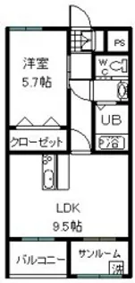 ロイヤルハイム【2階】の間取り