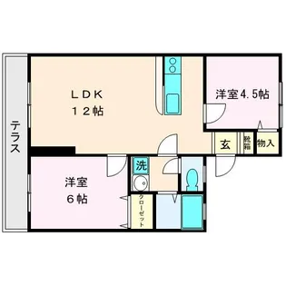 AQUA【2階】の間取り