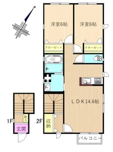 fika(フィーカ)【2階】の間取り