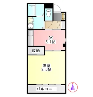 シャインハイツIII【2階】の間取り