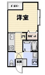 リバーサイドMK【3階】の間取り