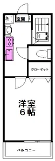 サンロイヤル【1階】の間取り