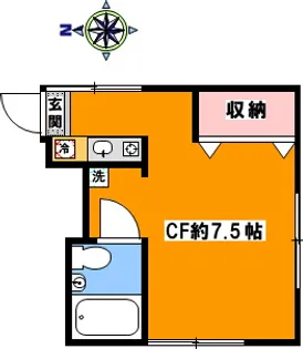 メイプルハウス【2階】の間取り