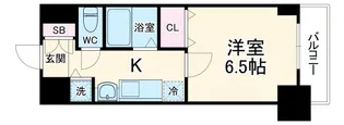プレサンス名古屋STATIONアライブ【8階】の間取り
