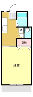 ウスイハイツB【2階】の間取り