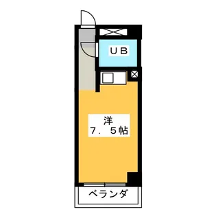朝日プラザ静岡南安倍【4階】の間取り