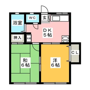 エクセルヤザワ【1階】の間取り