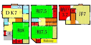 埼玉県三郷市高州1【一戸建】の間取り
