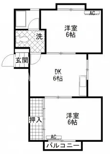 コーポエム【1階】の間取り