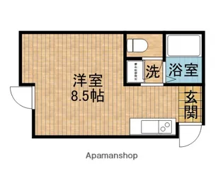 オシャレハイツKOTO【4階】の間取り
