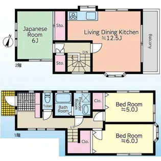 神奈川県藤沢市湘南台4【一戸建】の間取り