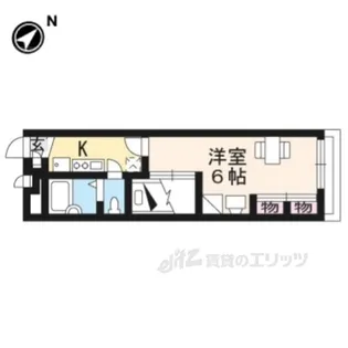 レオパレス藤木【1階】の間取り