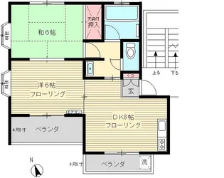 ヒルズ西府【3階】の間取り