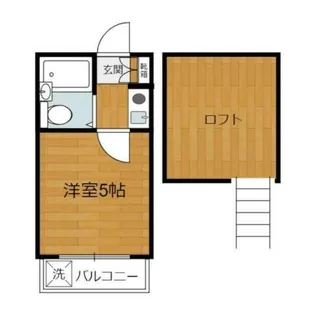 第8小野ハイム【1階】の間取り