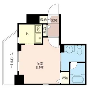 マストライフ日本橋本町【9階】の間取り