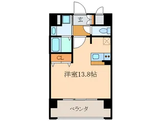 Canal Bridge【5階】の間取り