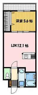 アヴェニール小菅【2階】の間取り