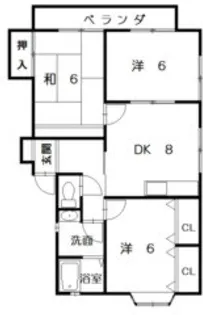 ファミール恵【2階】の間取り