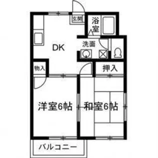 KGハイツIII【2階】の間取り