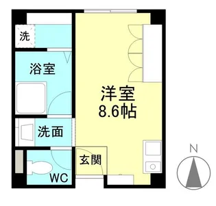 アベニュー名草【2階】の間取り