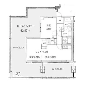 キャッスルメイ植田【5階】の間取り