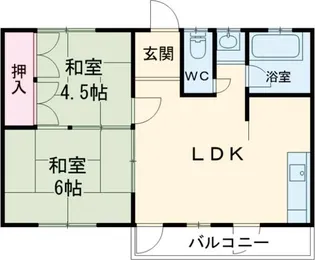 兵庫県加古川市志方町上冨木【マンション】の間取り