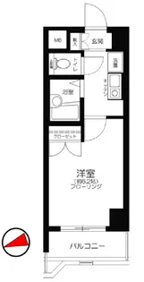 メインステージ早稲田【4階】の間取り