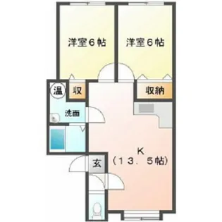 Mハイツ寿5【1階】の間取り