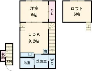 septieme (セッティエム)【2階】の間取り