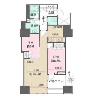 三田ガーデンヒルズ ノースヒル【9階】の間取り