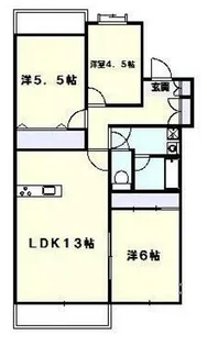 ヴィラコート青葉台【3階】の間取り