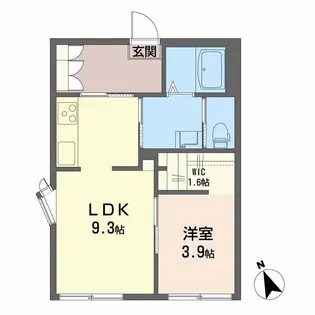 フォーブル南光台【1階】の間取り