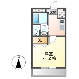 ブリリアント・ヒルズ【1階】の間取り