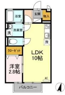 アローネ C【1階】の間取り
