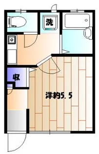 玉学ウィン【1階】の間取り