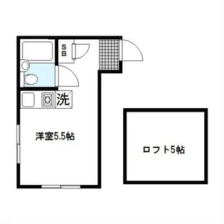ユナイト末吉モンタルチーノ【2階】の間取り