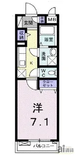 埼玉県川越市大字砂【アパート】の間取り