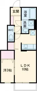 エルメゾン足崎C【1階】の間取り