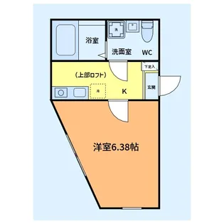 ハマハイツII【2階】の間取り