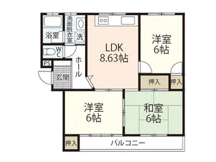 オークI【2階】の間取り