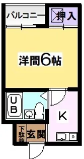 シャルマン中垣内【2階】の間取り