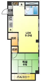 関澤ハイツ【3階】の間取り