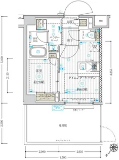 ブライズ鷺沼の間取り