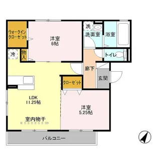 シーガル II【2階】の間取り