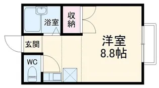 シャルマン青葉【1階】の間取り