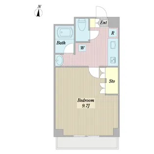 アトリオ久が原【1階】の間取り