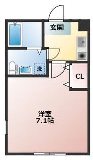 アルファキューブ上十条【3階】の間取り